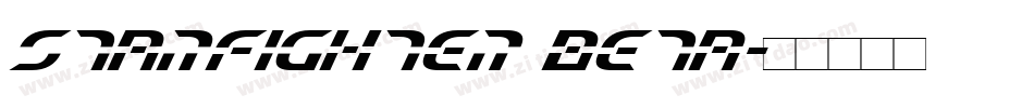 Starfighter Beta字体转换